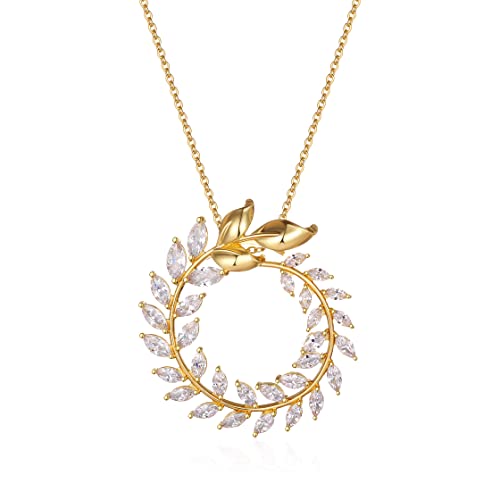 RVHAOODI Halsketten Anhänger für Frauen Bankett Mode exquisite Halskette Elegant Long Schmuck handgefertigtes Halsketten (Farbmetall :) von RVHAOODI