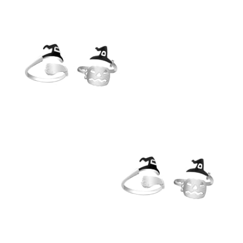 RVHAOODI Hexenhut Gold Stirnbandringe Versprechen Kürbis Halloween Girland von RVHAOODI