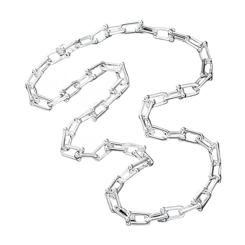 RVHAOODI Hufeisen Halskette für Frauen und Männer, Hufeisenkettenanhänger, Tiff Classic U-förmige Hufeisen-Anhänger-Halskette, schöne Pferdehufkette Kette RVHAOODI Hufeisen Halskette für Frauen und Männer, Hufeisenkettenanhänger, Tiff Classic U-förmige Hufeisen-Anhänger-Halskette, schöne Pferdehufkette Kette von RVHAOODI