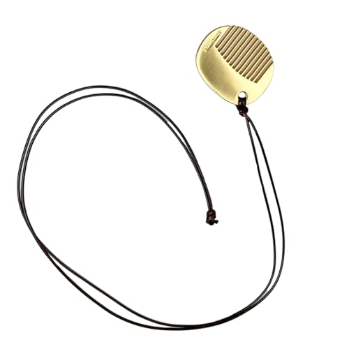 RVHAOODI Kamm Pendellanz Halskette Langes Seilhalle Heckkette Einstellbare Länge Schlüsselbeinkette Modezubehör für Frauen Mädchen von RVHAOODI