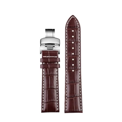 RVHAOODI Kompatibel mit Tissot 1853 Lelock T41 kompatibel mit Riemen kompatibel mit Tudor -kompatibel mit kompatibel mit Mido Business Leder Uhren -Uhren -Uhr -Uhr -19mm 20mm 21mm 22mm 23mm 24 24 von RVHAOODI