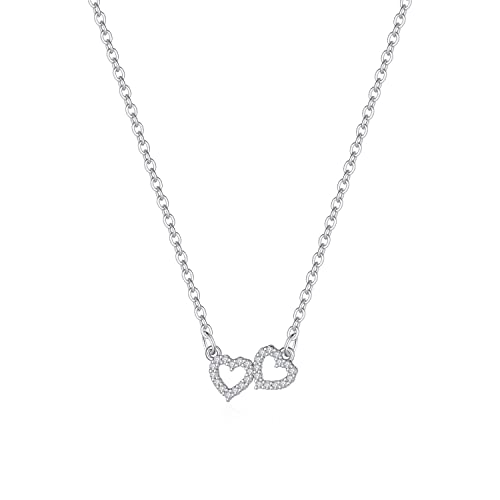 RVHAOODI Niedliche Two Design Halskette des Bankettkleides Klassische exquisite elegante Halsklear -Halsklear -Handgefertigte (Metallfarbe :) von RVHAOODI