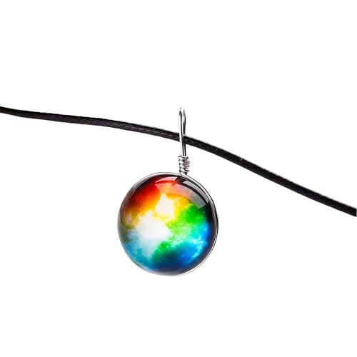 RVHAOODI Planet Halskette für Frauen und Männer, Weltraumuniversum Galaxy Halskette Sterne Gla -Kugel Anhänger Kristall Planet Muster Lederkette Halskette, Galaxien Halskette, Astronaut RVHAOODI Planet Halskette für Frauen und Männer, Weltraumuniversum Galaxy Halskette Sterne Gla -Kugel Anhänger Kristall Planet Muster Lederkette Halskette, Galaxien Halskette, Astronaut von RVHAOODI
