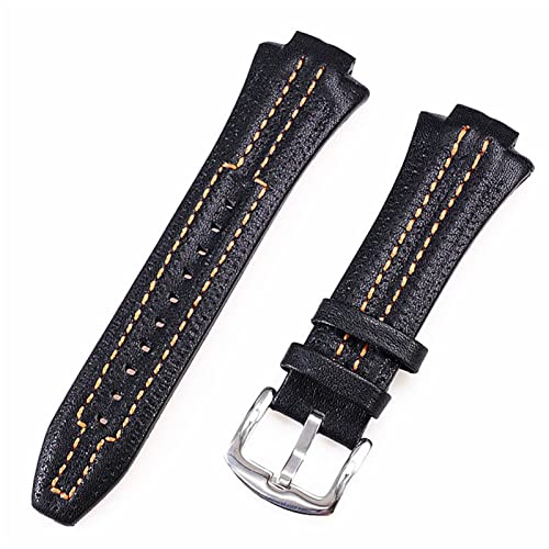 RVHAOODI Pour Sportura SNL029P2-SNL021P1 SNL595P2 SNL017P1 Bracelet de montre en cuir 27 mm x 15 mm bouche convexe RVHAOODI Pour Sportura SNL029P2-SNL021P1 SNL595P2 SNL017P1 Bracelet de montre en cuir 27 mm x 15 mm bouche convexe von RVHAOODI