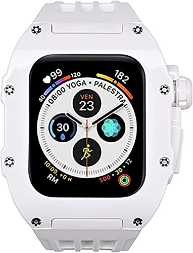 RVHAOODI RM Mod Plastic CHOCK KIT Ruck Armband für Ultra 49 mm, Modification Kit PC -Lünette und Uhrengurt, für iWatch 8 7 45 mm 6 5 44 44 44 44 44. von RVHAOODI
