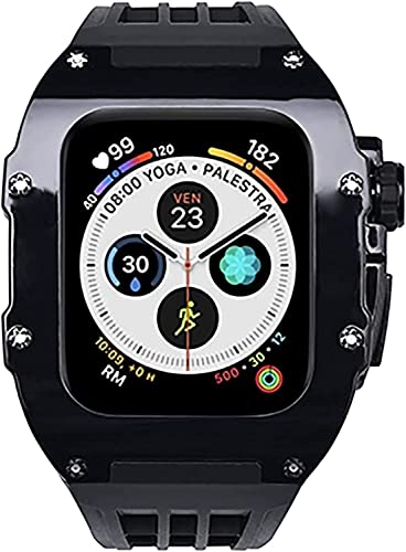 RVHAOODI RM Mod Plastic CHOCK KIT Ruck Armband für Ultra 49 mm, Modification Kit PC -Lünette und Uhrengurt, für iWatch 8 7 45 mm 6 5 44 44 44 44 44. von RVHAOODI