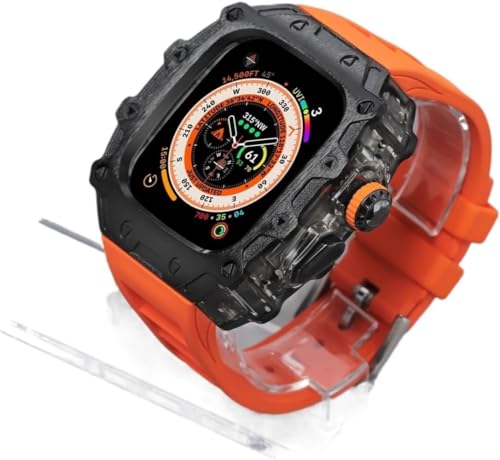 RVHAOODI RM -Stil der Legierung Watch + Uhrenarmband für 2.49 mm für Männer und Frauen, Sports Uhren -Armband und Case Kit, für die IWatch -Serie 8 von RVHAOODI