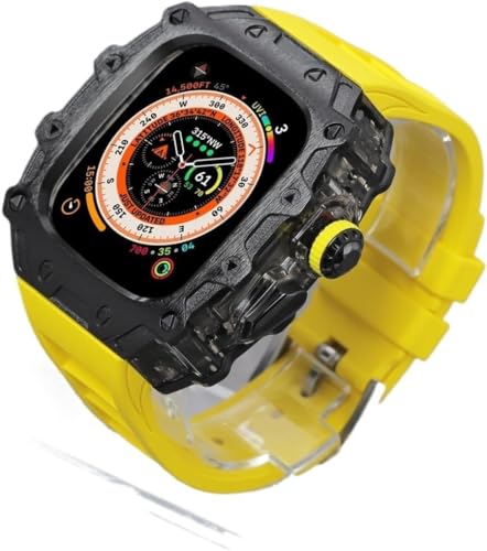 RVHAOODI RM -Stil der Legierung Watch + Uhrenarmband für 2.49 mm für Männer und Frauen, Sports Uhren -Armband und Case Kit, für die IWatch -Serie 8 von RVHAOODI