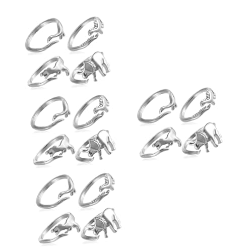 RVHAOODI Ringzauber für Halskette Herstellung von Kaninchenfiguren Karies Toast Modell Digitale Figuren Raupe Requisiten Armbänder Mode Armbänder Rack Schuhrock -Sieb Legierung von RVHAOODI