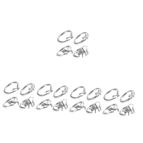 RVHAOODI Ringzauber für Halskette Herstellung von Kaninchenfiguren Karies Toast Modell Digitale Figuren Raupe Requisiten Armbänder Mode Armbänder Rack Schuhrock -Sieb Legierung von RVHAOODI