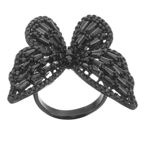 RVHAOODI Schmetterling Nicht schläfrige Stollen baumeln Engagement Glow Stars Biene Frauen Schmetterlinge Spinner Die Öffnung Schwarz von RVHAOODI