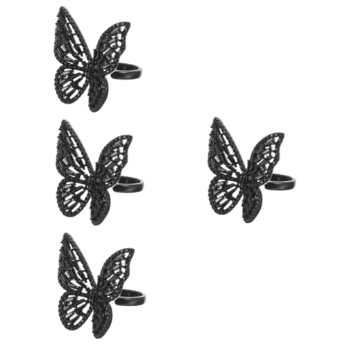 RVHAOODI Schmetterling Nicht schläfrige Stollen baumeln Engagement Glow Stars Biene Frauen Schmetterlinge Spinner Die Öffnung Schwarz von RVHAOODI