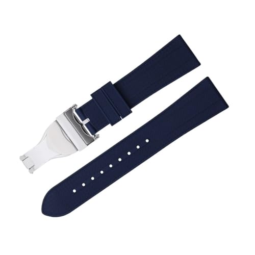RVHAOODI Soft Fluororubber Uhrenband für Tudorriemen M79360.M79363 Edelstahlschnalle Black Bay 1958 GMT 41 mm Pelagos 22 mm Flachend RVHAOODI Soft Fluororubber Uhrenband für Tudorriemen M79360.M79363 Edelstahlschnalle Black Bay 1958 GMT 41 mm Pelagos 22 mm Flachend von RVHAOODI