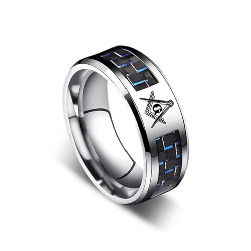 RVHAOODI Titanium Steel Herrenring Koreanische Mode Persönlichkeit Ring Hip Hop Single Index Finger Herrenring Disco von RVHAOODI