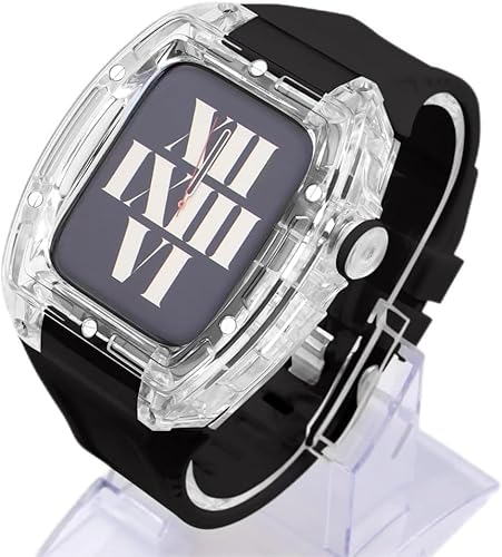 RVHAOODI Transparentes Gummiarmband für Ultra 9 8 7 6 4 44 mm 45 mm Uhr von RVHAOODI