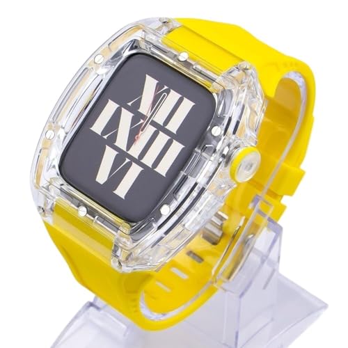 RVHAOODI Transparentes Gummiarmband für Ultra 9 8 7 6 4 44 mm 45 mm Uhr von RVHAOODI