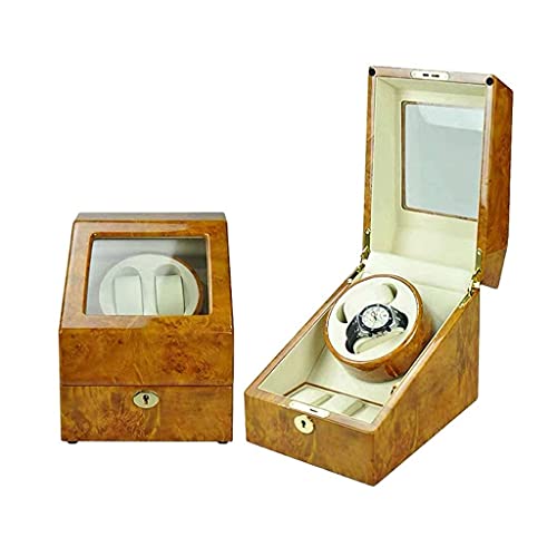 RVHAOODI Uhr Wickler Rechteck Automatic Watch Wickler Holz 2 3 Uhr Aufbewahrungsbox Stumm von RVHAOODI