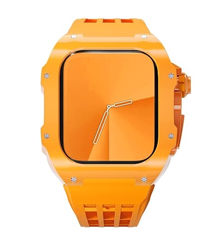 RVHAOODI Watch Armband - Transparente Schutzhülle in Fluoroelastomer - Armbandmodifikation Kit - für 8 7 6 5 4 Se 44 ​​mm 45 mm von RVHAOODI