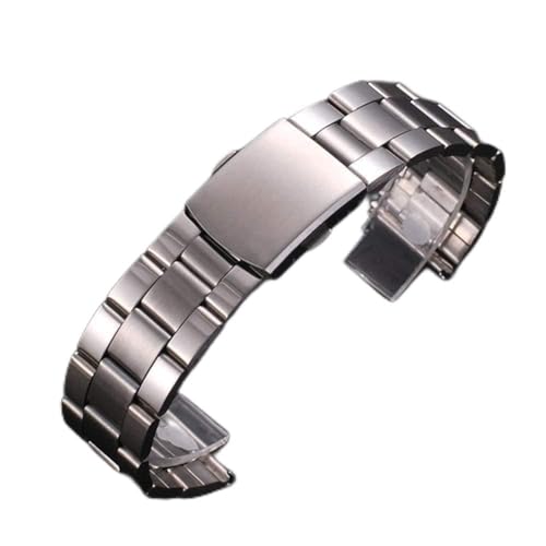 RVHAOODI Watch -Gurte, Edelstahlgurt -Ersatzband 12mm 14 mm 16 mm 18 mm 20 mm 22 mm Band Armband Accessoires, Watch Bandersatz von RVHAOODI