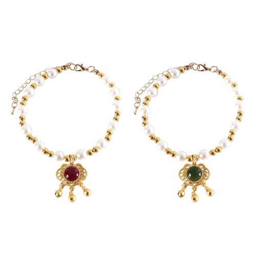 RVHAOODI von 2 traditionellen Anhängern für häusliche Tierlangtöne einstellbarer Verlust für Strass -Kleiderzubehör geeignet von RVHAOODI