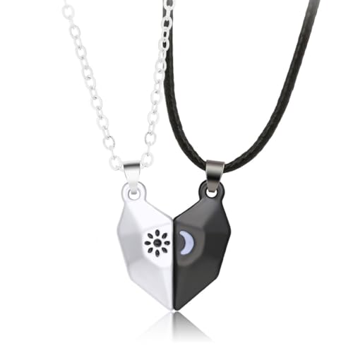 2 Stück modeschmuck kette, Magnetverschluss choker damen, robust und langlebig, Geschenk für den Freund oder die Freundin. von RVYEIOP
