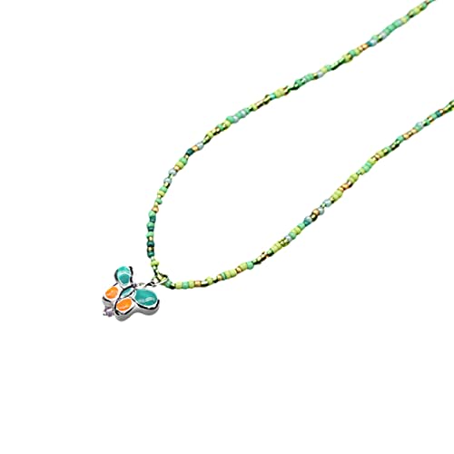 [RWAJZAX] Bunte Perlen-Halskette, kurze Schlüsselbeinkette, Damen-Schmuck von RWAJZAX