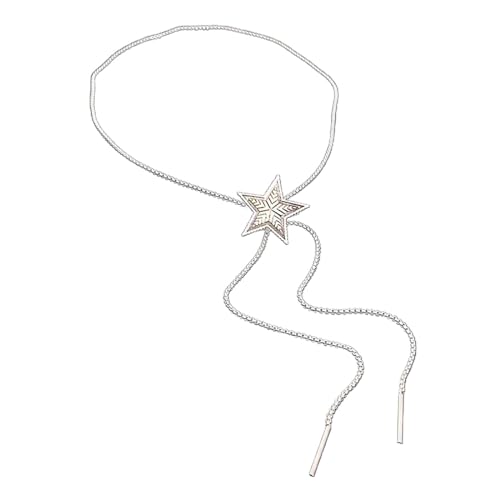 [RWAJZAX] Elegante Halskette mit Sternanhänger, vielseitiges Accessoire von RWAJZAX