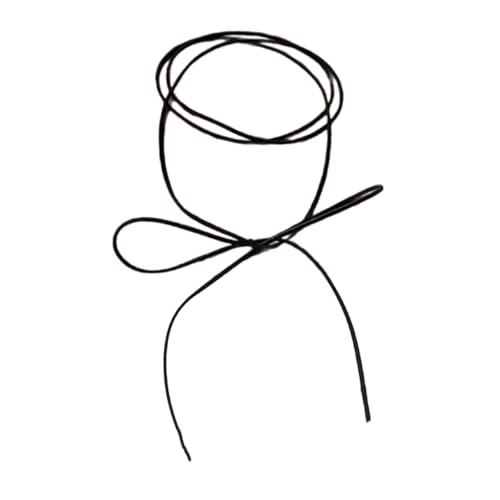 [RWAJZAX] Modisches Set, lange Krawatte, verstellbare Halskette, Halsband, Schmuck, Zubehör von RWAJZAX