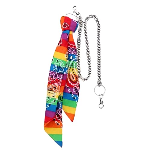 RWAJZAX Stilviser Regenbogen Hip Hop Cotton Keychain Hosen Kette Coole Und Farbenfrohe Baumwollbandana Hosen Kette Jean Rock Punk Keychain Reines RWAJZAX Stilviser Regenbogen Hip Hop Cotton Keychain Hosen Kette Coole Und Farbenfrohe Baumwollbandana Hosen Kette Jean Rock Punk Keychain Reines von RWAJZAX