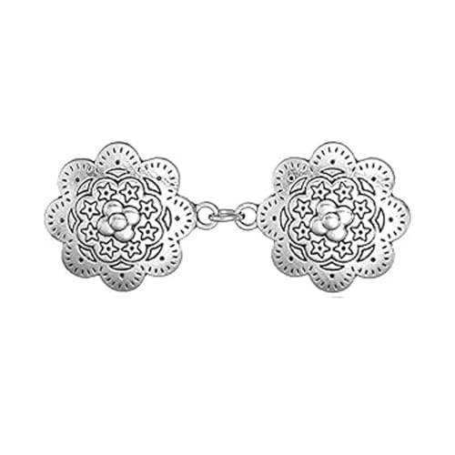 Vintage Clip Elastische Kette Clips Schmuck Business Meeting Textur Legierung Schmuck von RWAJZAX