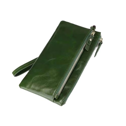 RWCCCRW Handtaschen Geldklammern Damen-Visitenkartenetuis Geldbörsen aus echtem Leder Münzgeldbörsen Beutel (Größe: Grün) von RWCCCRW