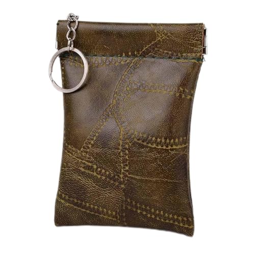 RWCCCRW Hohe Kapazität Schlüsselhalter Frauen Männer Münze Haushälterin Schlüsselbund Geldbörse Organizer Tasche Autoschlüssel Abdeckung Einfache Schlüsselbundhülle (B) von RWCCCRW