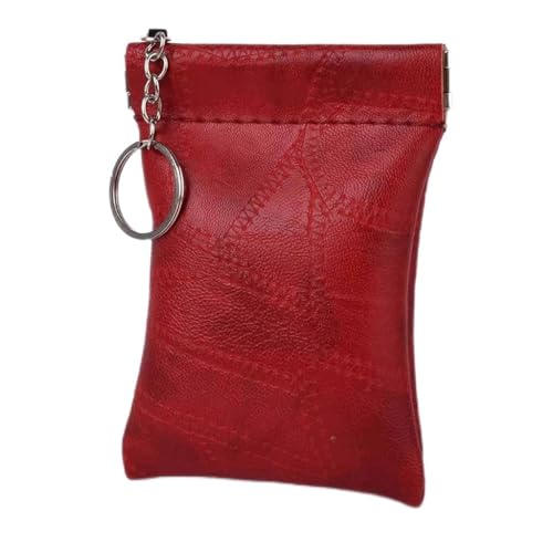 RWCCCRW Hohe Kapazität Schlüsselhalter Frauen Männer Münze Haushälterin Schlüsselbund Geldbörse Organizer Tasche Autoschlüssel Abdeckung Einfaches Schlüsselringetui (C) von RWCCCRW