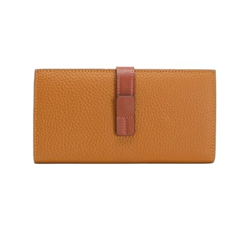 RWCCCRW Kartenetuis aus echtem Leder für Damen, Business-Geldbörsen, Geldscheinklammern, blockierende Geldbörsen, Handtaschen (Größe: Gold) von RWCCCRW