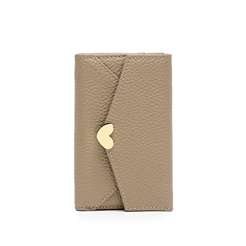 RWCCCRW Leder-Multifunktions-Haushalts-All-in-Key-Tasche Damen-Schlüsseltasche-Geldbörse Two-in-Soft-Leder-Aufbewahrungstasche von RWCCCRW