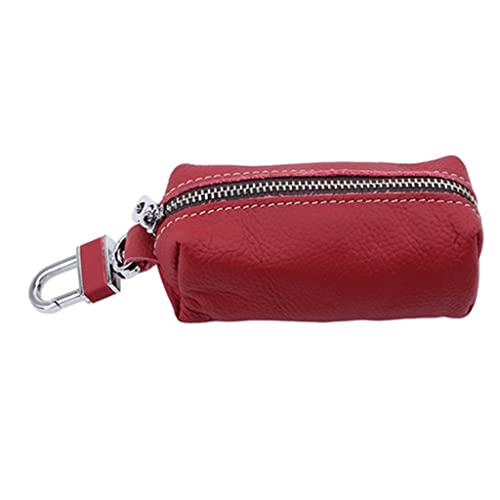 RWCCCRW Leder männlicher Schlüsselhalter Schlüsselanhänger Tasche Schlüsseletui Beutel Autoschlüssel Geldbörsen (Farbe: D, Größe: Universalgröße) (Farbe: C, Größe: Universalgröße) von RWCCCRW
