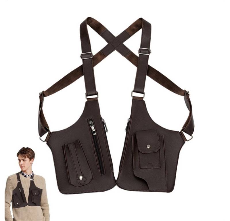 RWEUOQ Cityrucksack Multifunktionale Diebstahlschutz-Umhängetasche Verstellbar kompakt, Diebstahlsicheres Design mit mehreren Fächern ideal für Reisen& Alltag von RWEUOQ