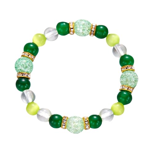 RWGSNB Armband Edelstein, Chakra Armband für Damen Herren 8 Mm Natürliche Chakra Steine Angst Armreifen Energie Edelstein Gleichgewicht Reiki Yoga Armreifen Glückskristall Freundschaftsgeschenke von RWGSNB