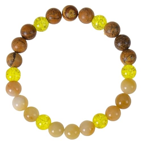 RWGSNB Steine Edelsteine Armband 6 Mm Natursteinarmband für Damen Zierliche Geburtsstein Armreifen Elastisches Seil Farbige Perlen Edelstein Armreifen Reiki Heilkristall Schmuck Einzigartige Geburt RWGSNB Steine Edelsteine Armband 6 Mm Natursteinarmband für Damen Zierliche Geburtsstein Armreifen Elastisches Seil Farbige Perlen Edelstein Armreifen Reiki Heilkristall Schmuck Einzigartige Geburt von RWGSNB