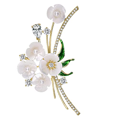 Broach Kreative Blumen-Corsage-Broschen, Vintage-Anstecknadeln für Damen, Schalnadel, handgefertigte Kragenklammern, Brustnadeln, Kragennadel von RWRAPS