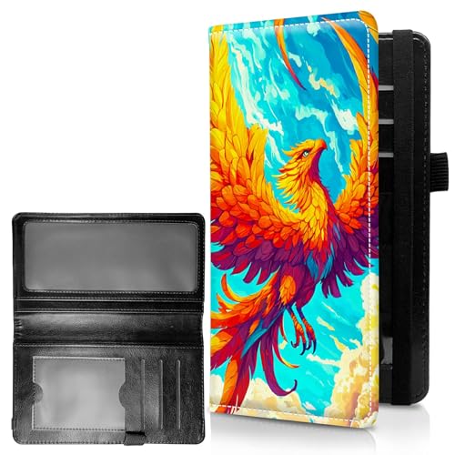 RWUTYTIUL Check Registry Covers for Persönliches Checkbook Frauen & Männer, Große Kapazität Leder Check Book Cover mit Stifthalter Checks Organizer Damen Kartenbrieftasche RFID Blockieren, Checkbook von RWUTYTIUL