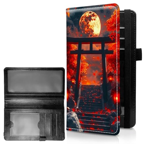 RWUTYTIUL Check Registry Covers for Persönliches Checkbook Frauen & Männer, Große Kapazität Leder Check Book Cover mit Stifthalter Checks Organizer Damen Kartenbrieftasche RFID Blockieren, Checkbook von RWUTYTIUL