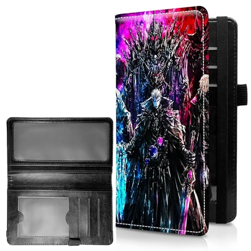 RWUTYTIUL Check Registry Covers for Persönliches Checkbook Frauen & Männer, Große Kapazität Leder Check Book Cover mit Stifthalter Checks Organizer Damen Kartenbrieftasche RFID Blockieren, Lila von RWUTYTIUL