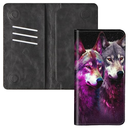 RWUTYTIUL Handy-Geldbörse und Geld-Organizer mit Magnetverschluss, 18,7 x 10 cm, RFID-blockierend, PU-Leder, Smartphone-Geldbörse für Damen und Herren, Führerschein, Münzen, Bargeld, Reisen, Strand von RWUTYTIUL