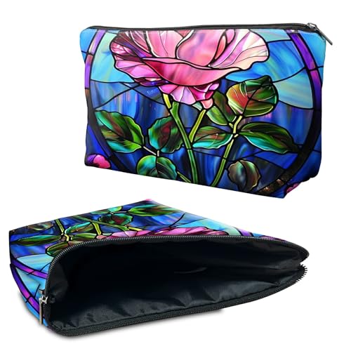 RWUTYTIUL Kosmetiktasche, Make-up-Tasche für Damen, wasserdicht, geräumig, Kulturbeutel, Reisezubehör, kleine Tasche für wichtige Utensilien, Reißverschlusstasche, Bleistift-Organizer-Tasche, Panda RWUTYTIUL Kosmetiktasche, Make-up-Tasche für Damen, wasserdicht, geräumig, Kulturbeutel, Reisezubehör, kleine Tasche für wichtige Utensilien, Reißverschlusstasche, Bleistift-Organizer-Tasche, Panda von RWUTYTIUL