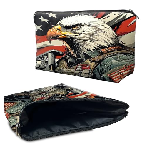 RWUTYTIUL Kosmetiktasche, Make-up-Tasche für Damen, wasserdicht, geräumig, Kulturbeutel, Reisezubehör, kleine Tasche für wichtige Utensilien, Reißverschlusstasche, Bleistift-Organizer-Tasche, Panda RWUTYTIUL Kosmetiktasche, Make-up-Tasche für Damen, wasserdicht, geräumig, Kulturbeutel, Reisezubehör, kleine Tasche für wichtige Utensilien, Reißverschlusstasche, Bleistift-Organizer-Tasche, Panda von RWUTYTIUL