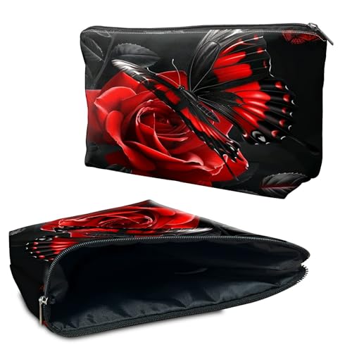 RWUTYTIUL Kosmetiktasche, Make-up-Tasche für Damen, wasserdicht, geräumig, Kulturbeutel, Reisezubehör, kleine Tasche für wichtige Utensilien, Reißverschlusstasche, Bleistift-Organizer-Tasche, Panda RWUTYTIUL Kosmetiktasche, Make-up-Tasche für Damen, wasserdicht, geräumig, Kulturbeutel, Reisezubehör, kleine Tasche für wichtige Utensilien, Reißverschlusstasche, Bleistift-Organizer-Tasche, Panda von RWUTYTIUL