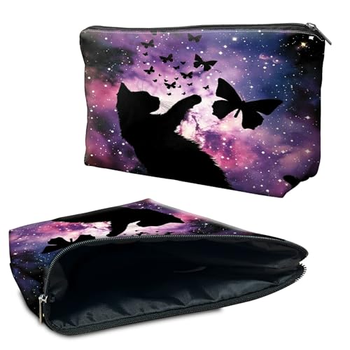 RWUTYTIUL Kosmetiktasche für Geldbörse, Make-up-Taschen für Damen, wasserdicht, geräumig, Kulturbeutel, Reisezubehör, Tasche für wichtige Utensilien, Reißverschluss-Tasche, Bleistift-Organizer-Tasche RWUTYTIUL Kosmetiktasche für Geldbörse, Make-up-Taschen für Damen, wasserdicht, geräumig, Kulturbeutel, Reisezubehör, Tasche für wichtige Utensilien, Reißverschluss-Tasche, Bleistift-Organizer-Tasche von RWUTYTIUL