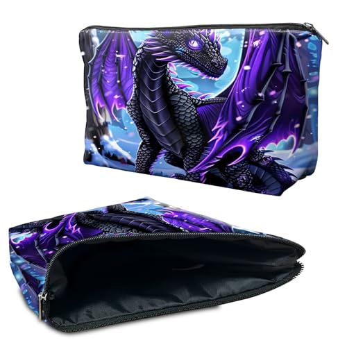 RWUTYTIUL Kosmetiktasche für Geldbörse, Make-up-Taschen für Damen, wasserdicht, geräumig, Kulturbeutel, Reisezubehör, Tasche für wichtige Utensilien, Reißverschluss-Tasche, Bleistift-Organizer-Tasche RWUTYTIUL Kosmetiktasche für Geldbörse, Make-up-Taschen für Damen, wasserdicht, geräumig, Kulturbeutel, Reisezubehör, Tasche für wichtige Utensilien, Reißverschluss-Tasche, Bleistift-Organizer-Tasche von RWUTYTIUL