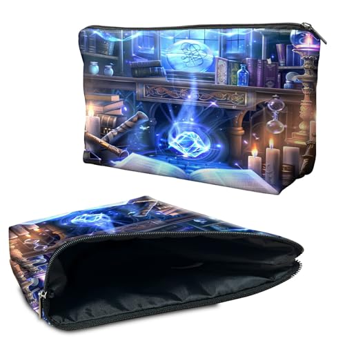 RWUTYTIUL Kosmetiktasche für Geldbörse, Make-up-Taschen für Damen, wasserdicht, geräumig, Kulturbeutel, Reisezubehör, Tasche für wichtige Utensilien, Reißverschluss-Tasche, Bleistift-Organizer-Tasche RWUTYTIUL Kosmetiktasche für Geldbörse, Make-up-Taschen für Damen, wasserdicht, geräumig, Kulturbeutel, Reisezubehör, Tasche für wichtige Utensilien, Reißverschluss-Tasche, Bleistift-Organizer-Tasche von RWUTYTIUL